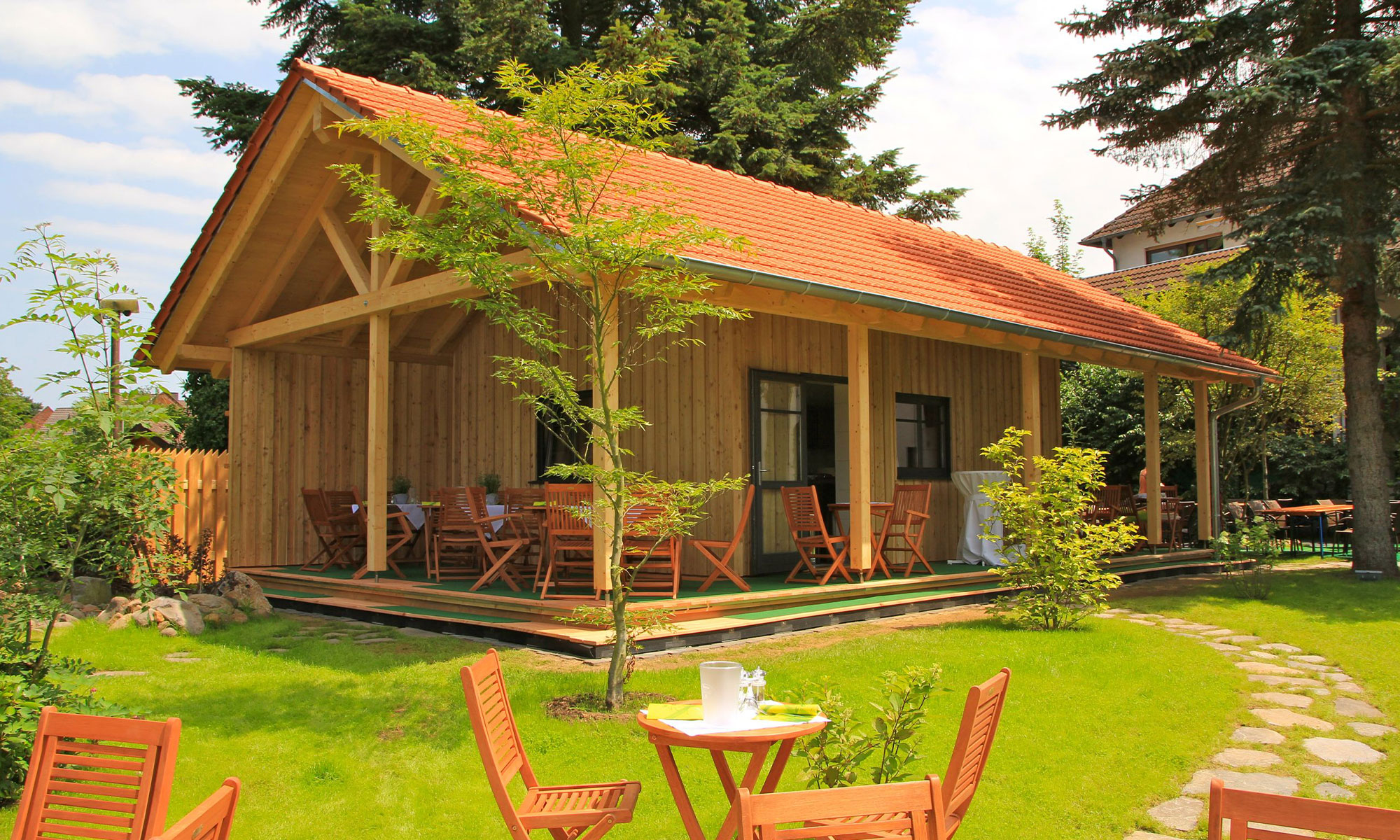 Landgasthof Kupferschmiede - Der Vulkangarten im Landgasthof Kupferschmiede